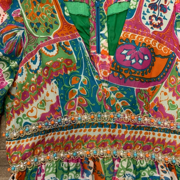 Jeannene Booer for Jeunnese  Vintage Maxi Dress.  Stunning VTG dress in EUC!! - Picture 2 of 11